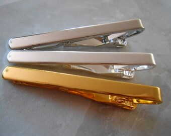 Silver tie clip Men’s tie clip Tie clasp Tie clamp Tie pin Silver tie clip blanks DIY Silver Necktie clip Tie bar Men's jewelry Accessories