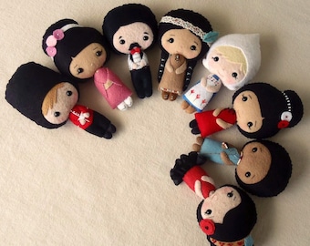 International Dolls pdf Patterns - Entire Set of Eight