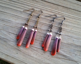 sea urchin spine earrings / sea urchin jewelry / sea life jewelry / dangle earrings / unique earrings / gift for her / HEY22Q