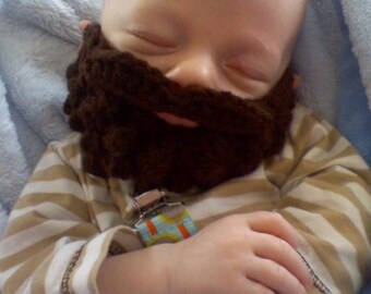 Fake Beard, Costume Beard, Baby Beard, Cosplay Beard, Child Kid Beard, Adult Beard, Halloween Beard, Lumberjack Costume, Crochet, Knit Beard