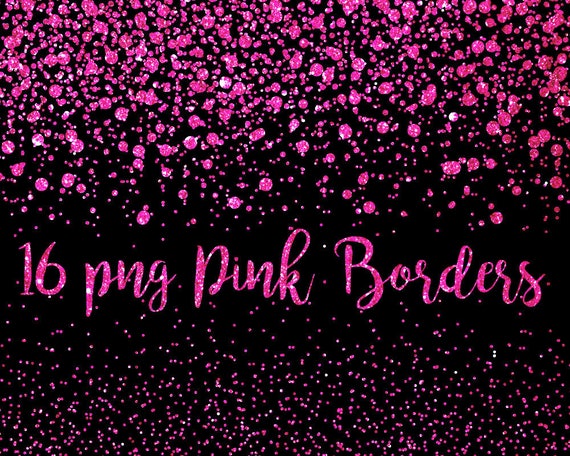 View Pink Glitter Background With Border Pictures