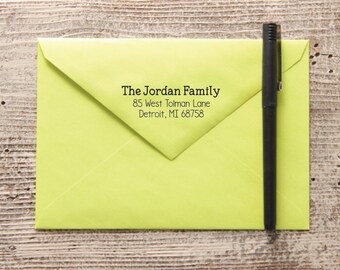 ADDRESS STAMP - Self Inking Return Address Stamp, Personalized Address Stamp Custom Stamp Address Invitation & Wedding address Stamp, stamp