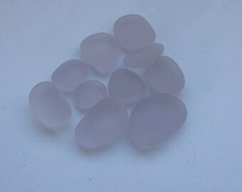 Amethyst sea glass, Small Amethyst beach glass