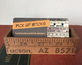 Yardstick Business Card Holder