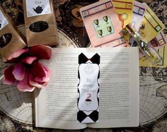 Alice in Wonderland bookmark tea