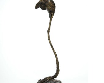 Bronze Kingfisher limited edition sculpture by Barry Sutton
