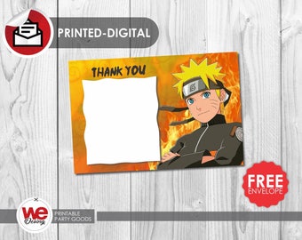 naruto invitation etsy