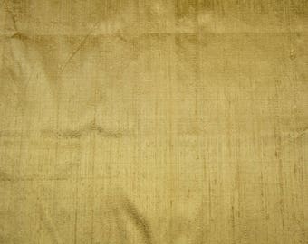 Sample Swatch - Raw silk Dupioni Gold