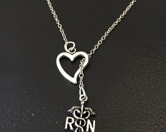 Nurses Gift - Nurse Necklace hand made Necklace for nursing graduate medical school student
