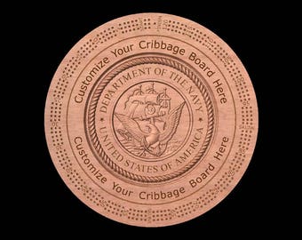 Custom Personalized Cribbage Board