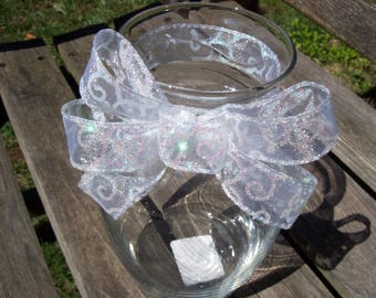 Wedding Decor, Wedding Vase, Glass Vase, Large Vase, Wedding Accessories, Floral, Bridal, Centerpiece.