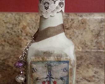 Altered Decorative Bottle