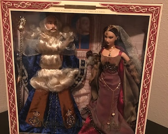 Ken and Barbie as Merlin and Morgan leFay