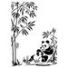 Panda Bear Graphics SVG Dxf EPS Png Cdr Ai Pdf Vector Art Clipart instant download Digital Cut Print File Cricut Silhouette Decal Vinyl