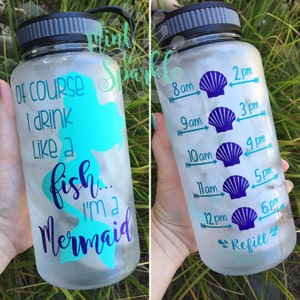 Free Free 119 Mermaid Water Bottle Svg SVG PNG EPS DXF File