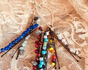 Beaded Hair Pins / Beaded Bobby Pins / Hair Accessories