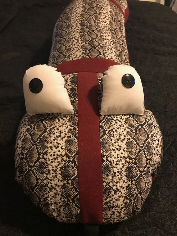 Rattle Snake body Pillow Snake