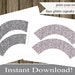 Printable cupcake wrappers faux silver glitter INSTANT DOWNLOAD printables DIY cup cake wraps, both light and medium silver