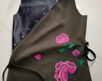 Undershirt made and painted by hand