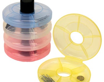 Stackable Container for Small Parts Jewelry or Beads