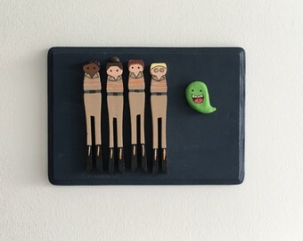 Ghostbusters Clothespin Dolls