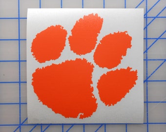 Clemson Tigers Decal - 2 Sizes - 16 Colors Free Shipping!!!