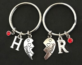 Best Friends Personalized Keychains