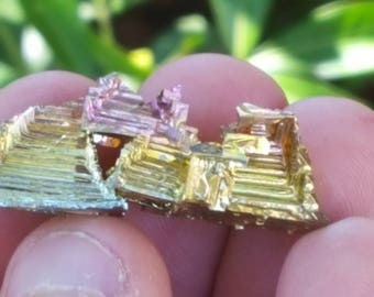 Triple Pyramid Bismuth Crystal