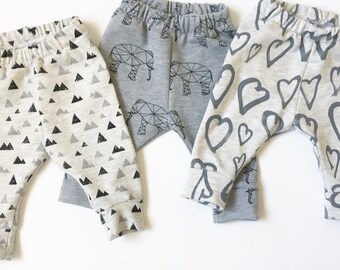 Baby jogging, pantalons de survêtement bébé, pantalon bébé, vêtements pour bébés, gris, pantalons de jogging