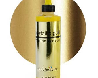 METALLIC GOLD Chefmaster Airbrush Color
