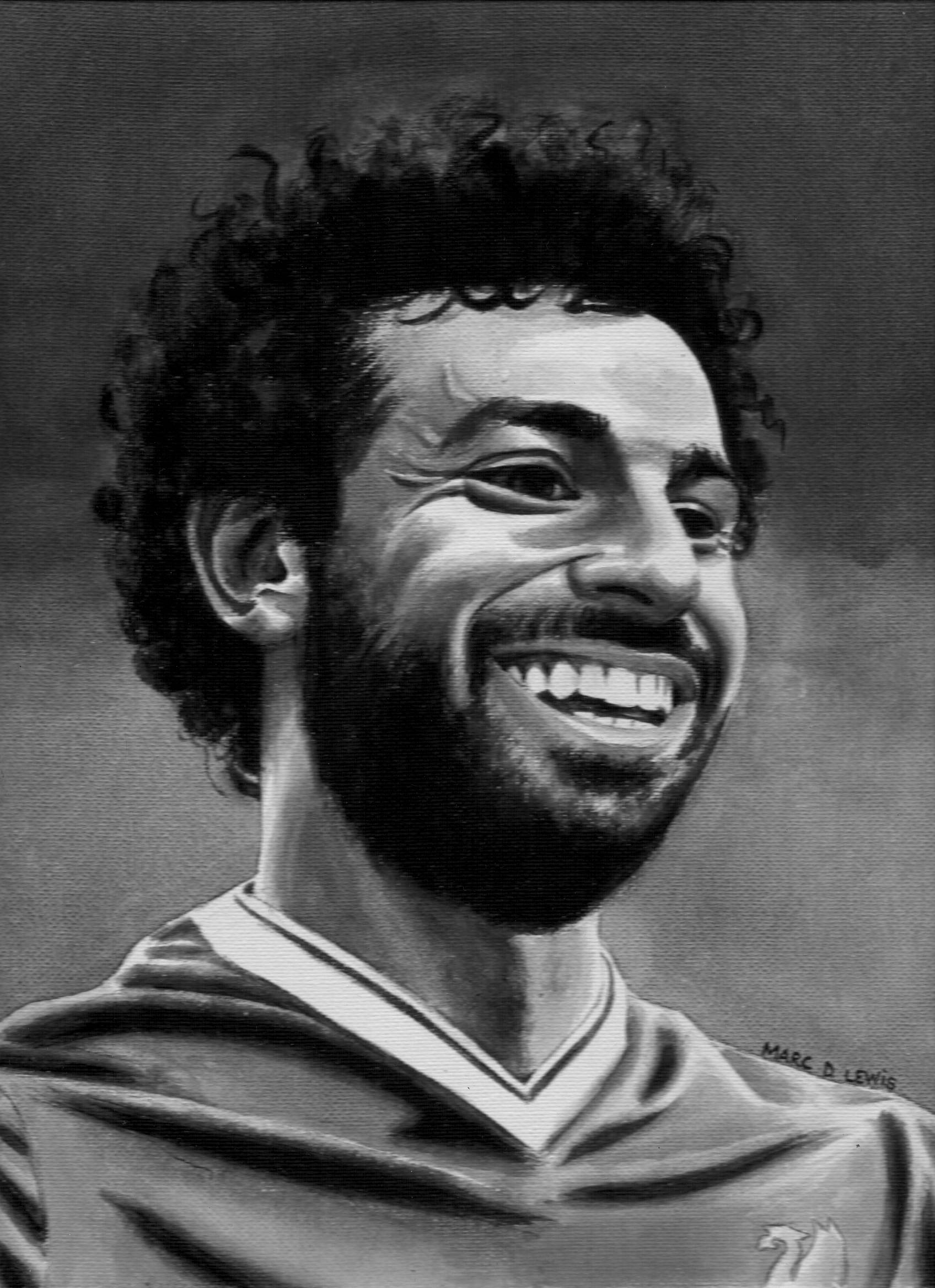 Liverpool Fc Lfc Art Mohamed Salah Original Canvas Painting