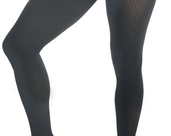 Mantyhose, Pantyhose For Men Black Ribbed