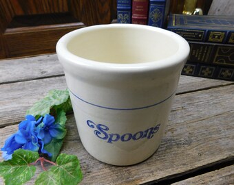Vintage Gaetano Pottery Calif. U.S. A. Spoon Crock