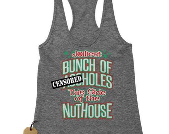 Jolliest Bunch Of A**holes Racerback Tank Top for Women