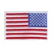 US Reverse White Border Flag Embroidered Patch