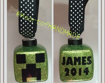 RUSH Minecraft custom shatterproof ornament