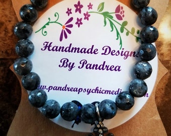 Handmade Larvikite Bracelet