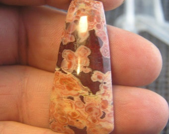 Mariposa Poppy Jasper Freeform Designer Cabochon