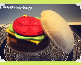 Pretend Play Hamburger
