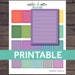 Full Box Stickers, Erin Condren Full Box Stickers, Planner Stickers, Printable Agenda Stickers, ECLP