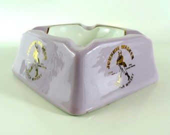 French Vintage Ashtray/French Vintage Johnny Walker Ashtray/Vintage Johny Walker Advertisement Ashtray