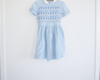 Vintage Blue Girl's Dress