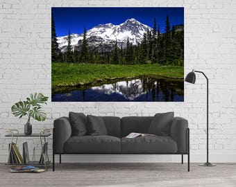 Canvas Art, Mountain, Mt. Rainier, Pacific Northwest, Hiking, Canvas, 12x16, 16x20, 18x24, 20x30, 24x32, 30x40, 40x60