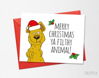 printable funny christmas cards