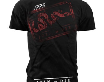 Black Ink Men's Join or Die T-Shirt (MT692)