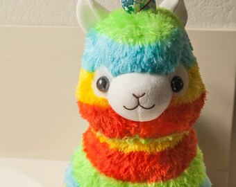 unicorn alpaca plush