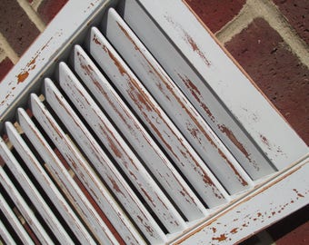 Vintage Distressed Painted Wood Shutters
