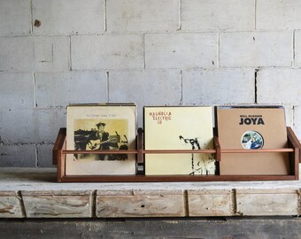 triple record storage rack - signature series