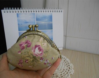 Double Frame Kisslock Bag Coin Purse