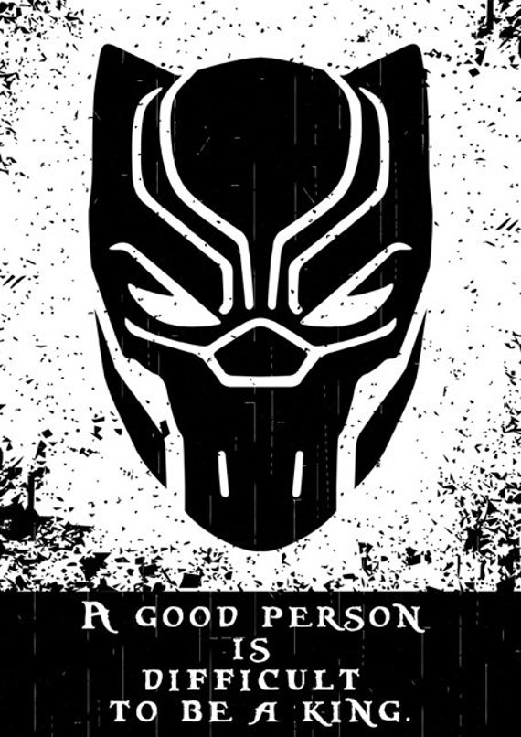  Black  Panther  Logo  Poster Wall Decal Birthday Party